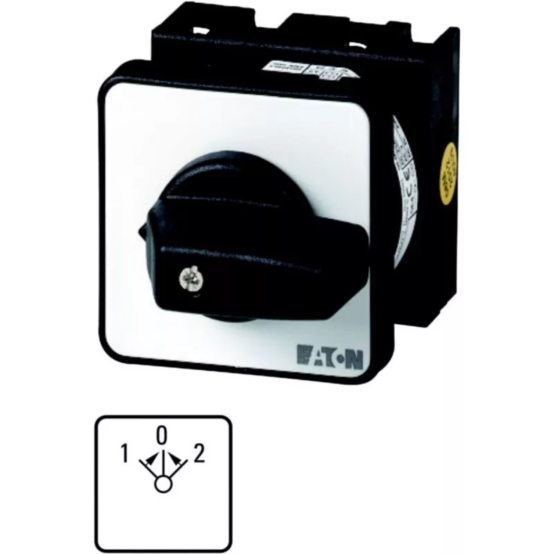 Eaton T0-3-8228/E Interruptor de came 3 polos, 20 A, LIGAR-DESLIGAR, preto 015112