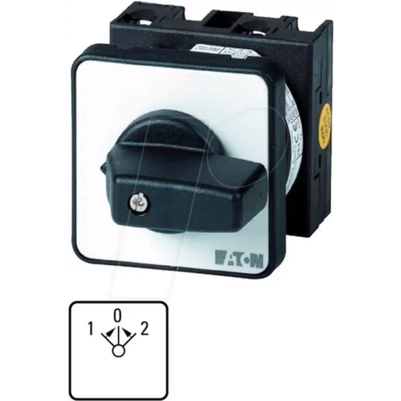 Eaton T0-3-8228/E Interruptor de came 3 polos, 20 A, LIGAR-DESLIGAR, preto 015112
