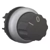 Eaton M22-W atuador de seletor, anel frontal de plástico, preto