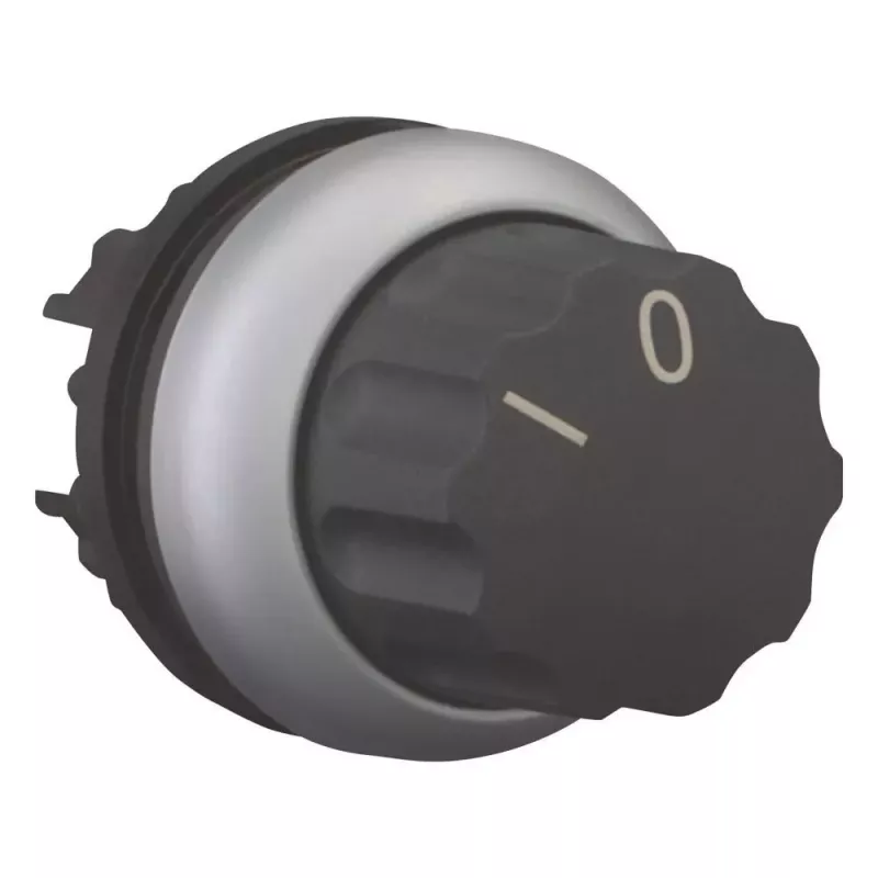 Eaton M22-W atuador de seletor, anel frontal de plástico, preto