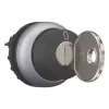 Eaton M22-WRS-A1 seletor acionado por chave, preto/prateado
