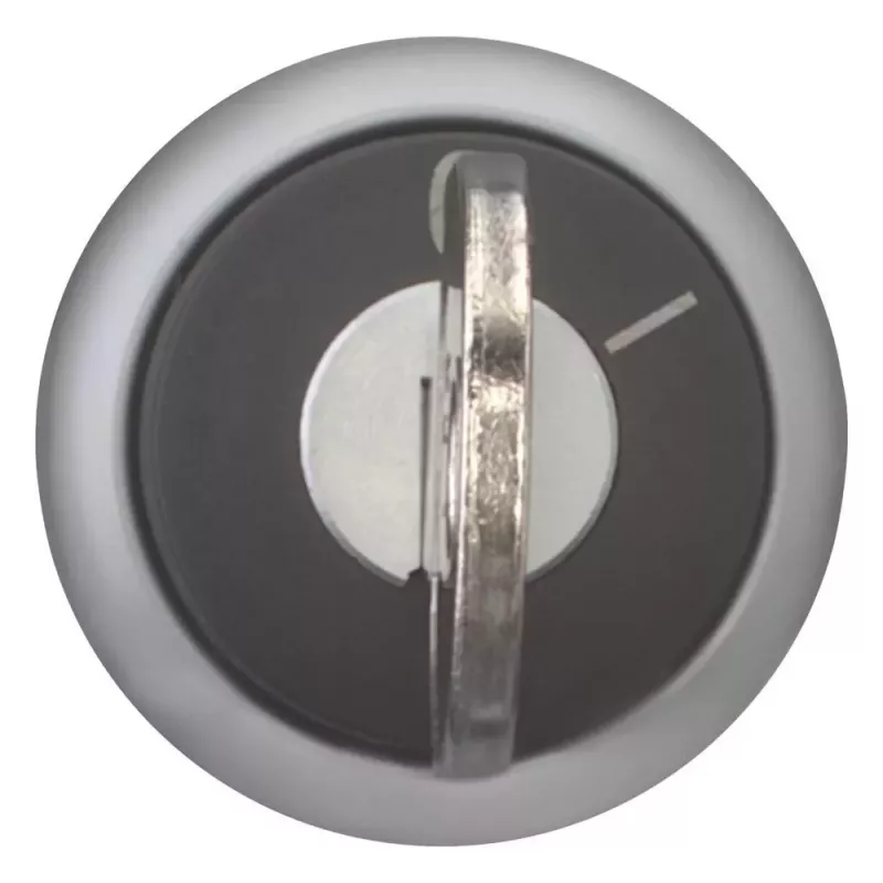 Eaton M22-WRS-A1 seletor acionado por chave, preto/prateado