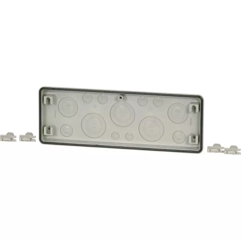 Eaton FL4-5 Flange de caixa, plástico cinzento, 329 x 23 x 116 mm 021982