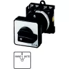 Eaton T0-1-15431/Z interruptor, unipolar, preto/branco