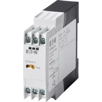 Eaton ETR4-51-A Relé temporizador estrela-triângulo, 24-240V AC/DC, 3-60s, 2 CO, calha DIN 031884