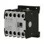 Eaton DILEM12-10 Mini contactor, 3 polos, 12 A, bobina 230 V 50 Hz / 240 V 60 Hz, 1 contacto auxiliar NA, IP20, preto/branco 127075
