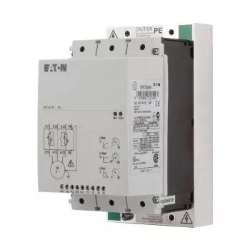 Eaton DS7-340SX041N0-N arrancador suave DS7, 41 A, 22 kW a 400 V, 200–480 V AC, tensão de comando 24 V DC, bypass integrado (134916)