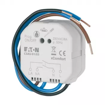 Eaton xComfort atuador de comutação por rádio, todos os polos, 16A, montagem encastrada