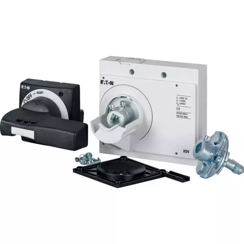 Eaton NZM3-XTVDV acoplamento de porta punho rotativo, preto, IP66, bloqueável, 1 unid. 260176