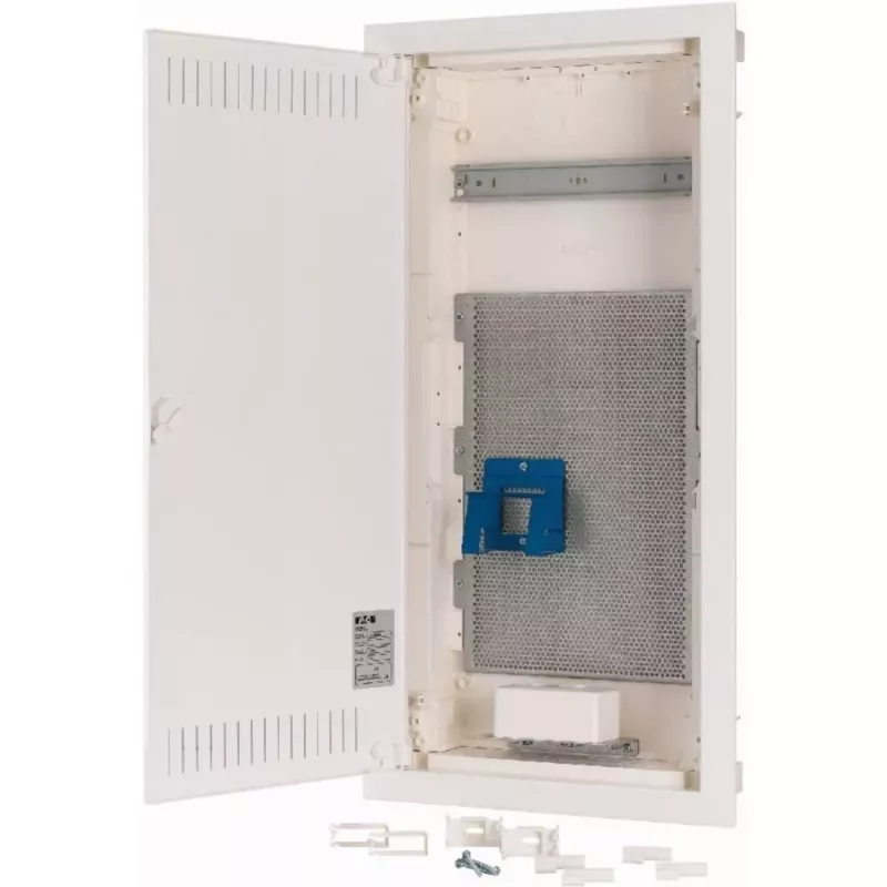 Eaton KLV-48HWM-F quadro de distribuição encastrado, 48 módulos, 4 filas, porta transparente, branco 178836