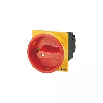 Eaton P1-25/EA/SVB/N interruptor principal, paragem de emergência, 3 polos + N, 25 A, 690 V AC, IP65, caixa de superfície, vermelho/amarelo 081587