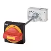 Eaton NZM1-XTVDV acoplamento de porta punho rotativo, bloqueável, vermelho/amarelo 260178