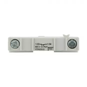 Eaton NHI-E-10-PKZ0 bloco de contactos auxiliares, 1 NA, montagem lateral, branco, para disjuntores de proteção de motor PKZ0 082884