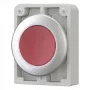 Eaton M30C-FDL-R atuador de botão de pressão redondo plano cromado vermelho 182926