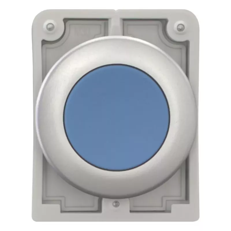 Eaton M30C-FDR-B botão de pressão, plano, redondo, cromado, azul 182947