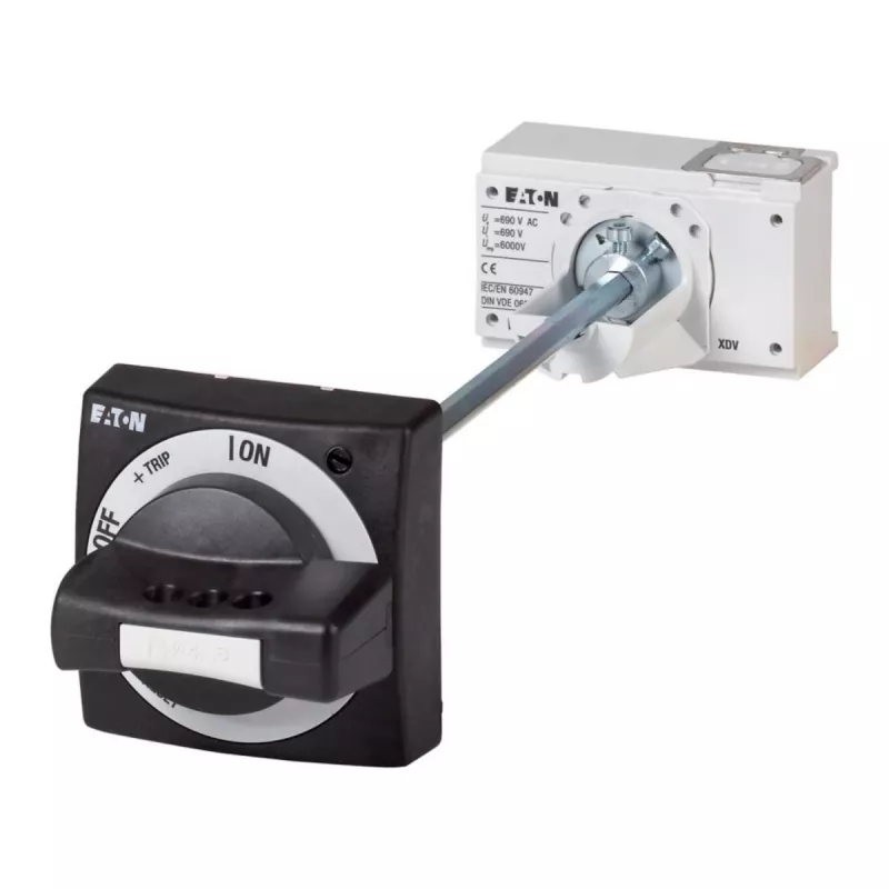 Eaton NZM1-XTVDV acoplamento de porta com manípulo rotativo, bloqueável, preto 260172