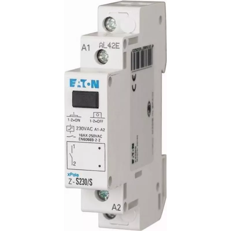 Eaton Minicontactor Z-S230/S 2NO 230V AC 20A calha DIN 265262
