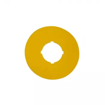 Eaton M22-XBK placa de emergência, amarelo, 90x90mm, legenda de emergência 269580