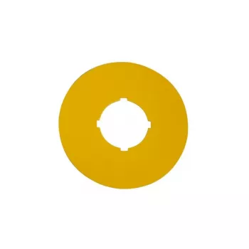 Eaton M22-XBK placa de emergência, amarelo, 90x90mm, legenda de emergência 269580