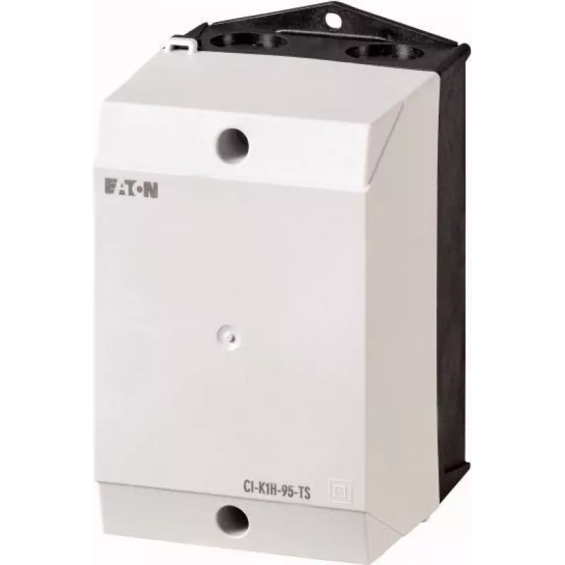Eaton CI-K1H caixa vazia para montagem em calha DIN, 80 x 120 x 95 mm, cinzento claro (RAL 7035)/preto (RAL 9005) 105853