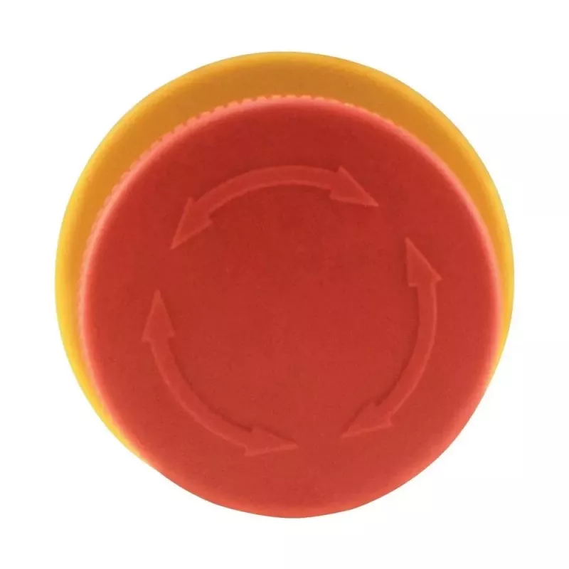 Eaton M22-PVT30 Acionador de botão de paragem de emergência, desbloqueio por tração, cogumelo vermelho, 38 mm, IP65/IP66/IP69 197536