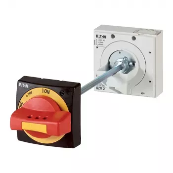 Eaton NZM2-XHBR Punho rotativo, vermelho, para disjuntores de potência NZM2/NZM3 266633