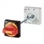 Eaton NZM2-XHBR Punho rotativo, vermelho, para disjuntores de potência NZM2/NZM3 266633