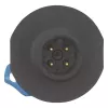 EATON Conector macho reto de 4 polos codificação A M12, ligação por parafuso, IP65/IP67, 230V/4A, caixa em PBT, contactos dourados, cabo 4-6mm 266135