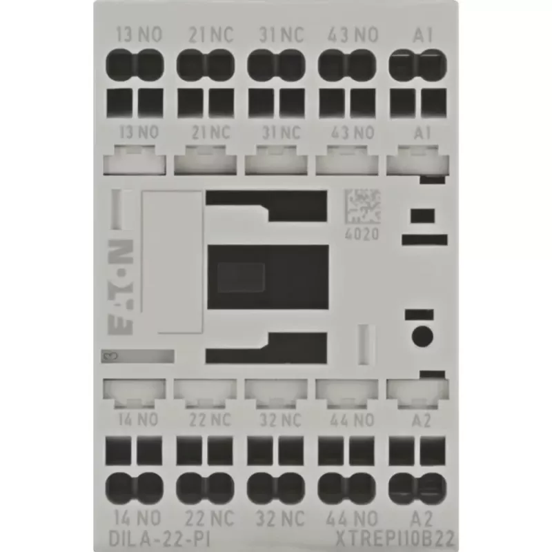 EATON DILA-22(24VDC)-PI Contator auxiliar, bobina 24 V DC, 2NO+2NC, ligações push-in 199218