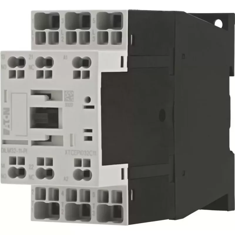 Eaton DILM32-11 Contator de potência, 3 polos, 32 A, bobina 230/240 V AC, contacto auxiliar 1NO+1NC 199289