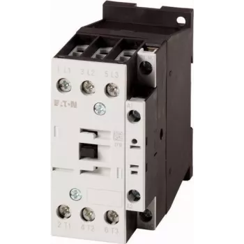 Contator de potência Eaton DILM17-01(RDC24), 3 polos, 17 A AC-3, bobina 24 V DC, 1 NC 277050