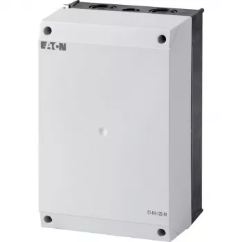 Caixa vazia Eaton CI-K4-125 para placa de montagem, 160 x 240 x 125 mm, cinzento-claro (RAL 7035), policarbonato, IP65, IK08 206897