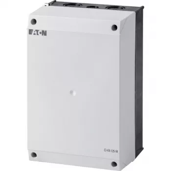Caixa vazia Eaton CI-K4-125 para placa de montagem, 160 x 240 x 125 mm, cinzento-claro (RAL 7035), policarbonato, IP65, IK08 206897