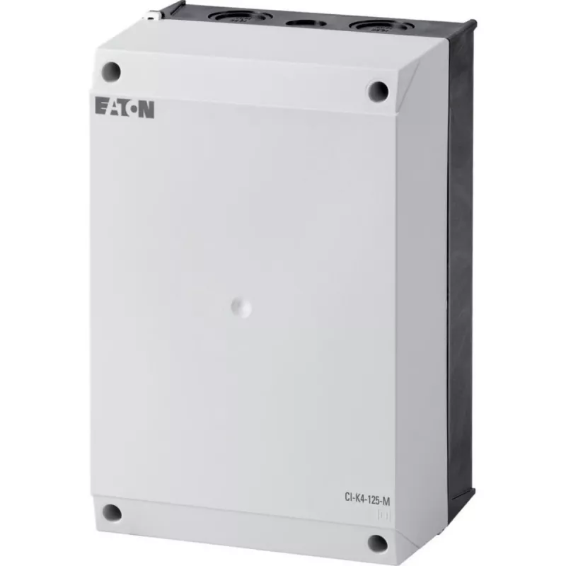 Eaton CI-K4-125 caixa vazia para placa de montagem, 160 x 240 x 125 mm, cinzento claro (RAL 7035) / preto (RAL 9005) 206897