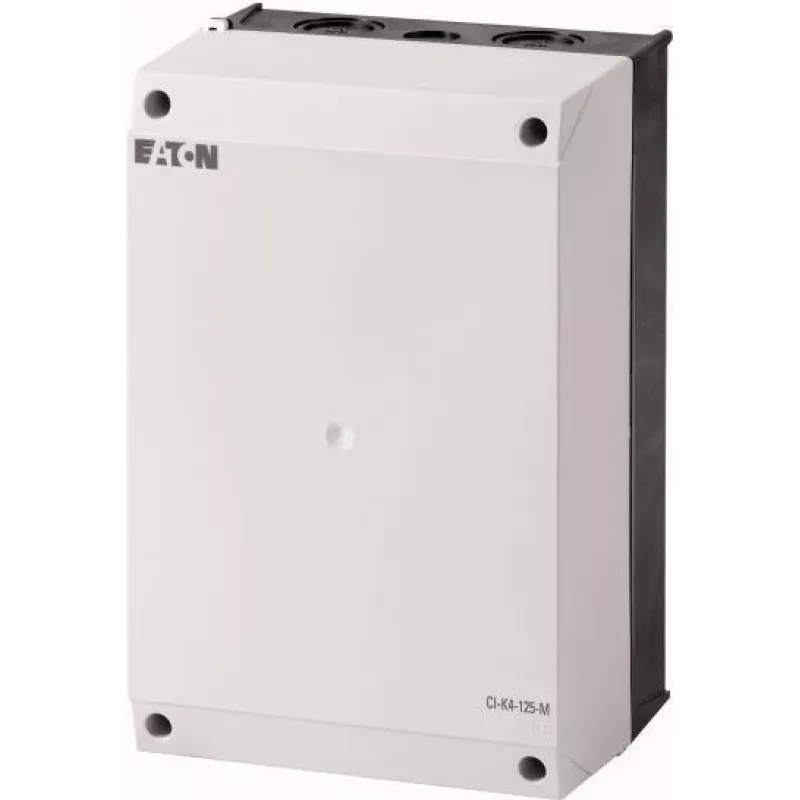Eaton CI-K4-125 caixa vazia para placa de montagem, 160 x 240 x 125 mm, cinzento claro (RAL 7035) / preto (RAL 9005) 206897