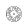 Disco de corte diamantado Donau Elektronik 1646 22 mm para metal, vidro, epóxi, 1 unid.