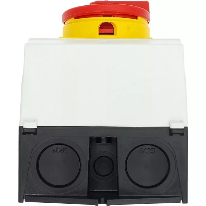 Interruptor principal Eaton T3-3-8342/I2/SVB 6 polos, 32 A, vermelho/amarelo 207208