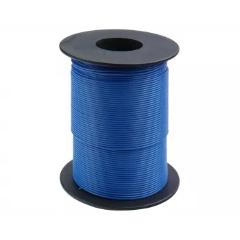 Fio de ligação Donau Elektronik 105-2-100 1 x 0,20 mm² azul 100 m