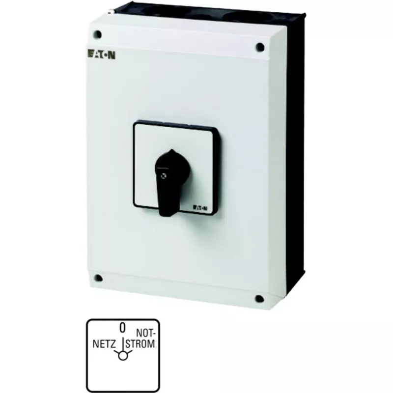Interruptor principal Eaton T5-4-8902/I5 4 polos 63 A, preto/branco 207214