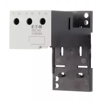 Adaptador de montagem individual Eaton ZB32-XEZ para relé térmico de sobrecarga ZB32, calha DIN/fixação por parafuso, cinzento 278473