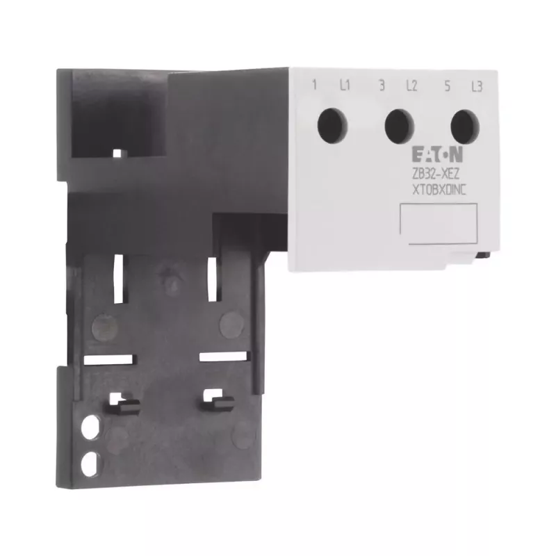 Adaptador de montagem individual Eaton ZB32-XEZ para relé térmico de sobrecarga ZB32, calha DIN/fixação por parafuso, cinzento 278473