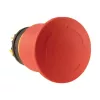 Botão de pressão de paragem de emergência Eaton M22-PVT45P, cogumelo, 45 mm, botão vermelho, aro amarelo, desbloqueio por tração 121462