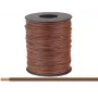 Cabo duplo Donau Elektronik 114-88-100 2 x 0,08 mm² castanho 100 m