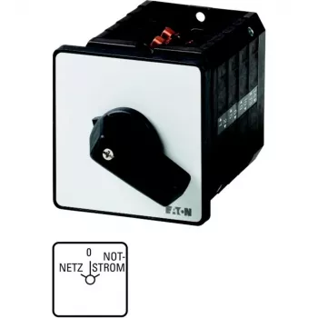 Eaton T5B-4-8902/E Interruptor rotativo tetrapolar, 32 A, 690 V AC, preto/branco 207430