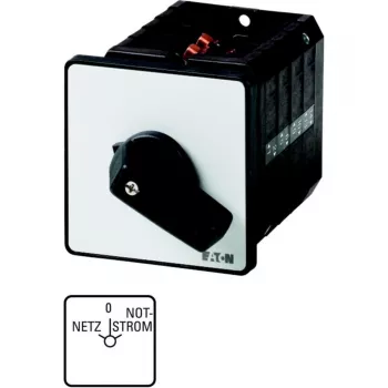 Eaton T5B-4-8902/E Interruptor rotativo tetrapolar, 32 A, 690 V AC, preto/branco 207430