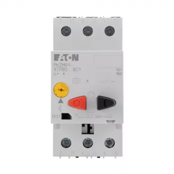 EATON Disjuntor de proteção de motor PKZM01-1.6, 1,6A, 0,55kW, 3 polos, botão de pressão 278480