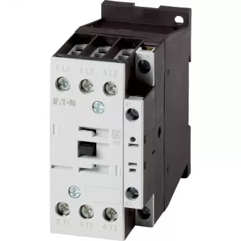Eaton DILM17-01 Contator, tripolar, 17 A, bobina 230 V AC, 1 contacto auxiliar NC 277036