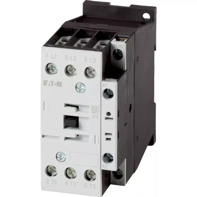 Eaton DILM17-01 Contator, tripolar, 17 A, bobina 230 V AC, 1 contacto auxiliar NC 277036