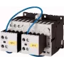 EATON Contator inversor 4 kW 400 V AC, bobina 230 V 50 Hz, tripolar, 2NO+2NC, calha DIN 278086