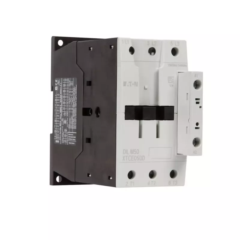 Eaton DILM50 contactor, AC, IP00, 55 x 132,1 mm, branco